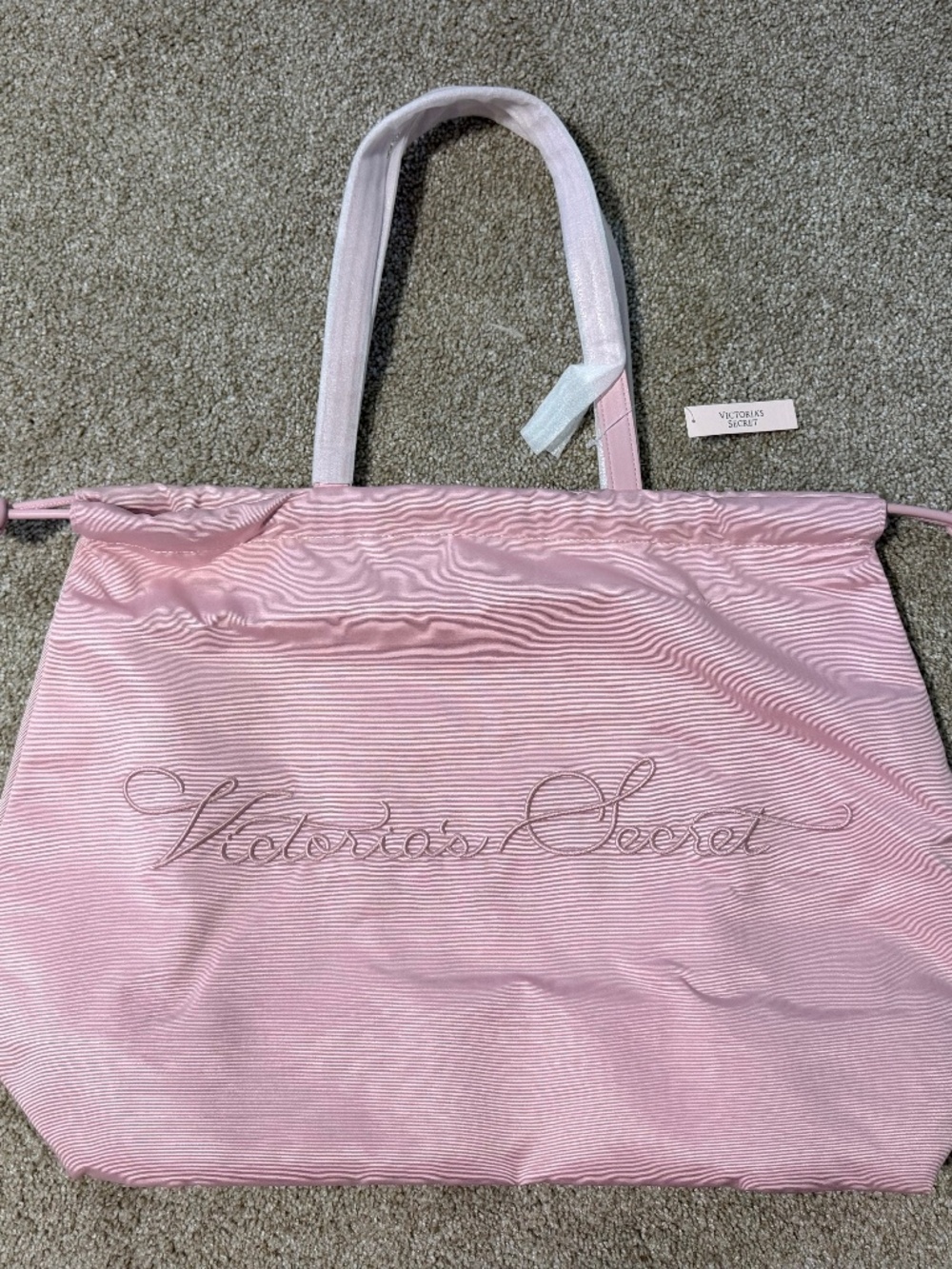 Large Victoria’s Secret tote bag - pink